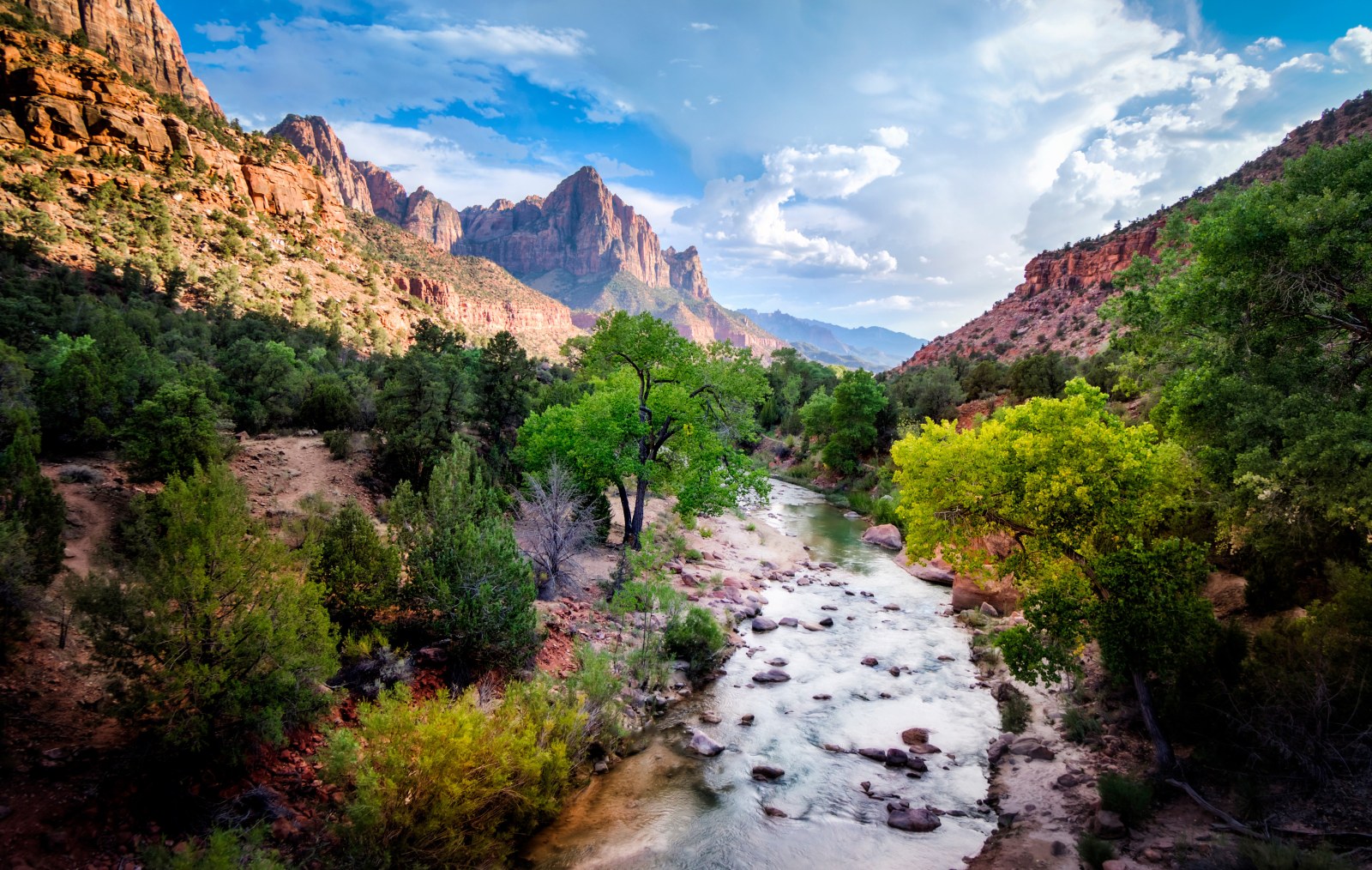 River Through a Rocky Canyon 4K Wallpaper — Nature wallpaper