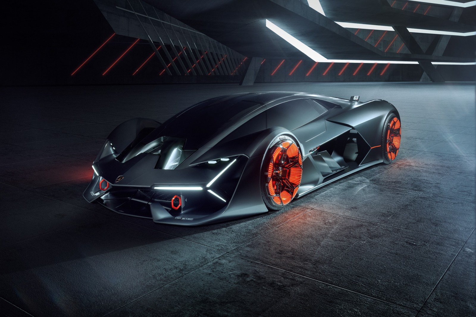 Lamborghini Terzo Millennio 2019 (cars, landscape)