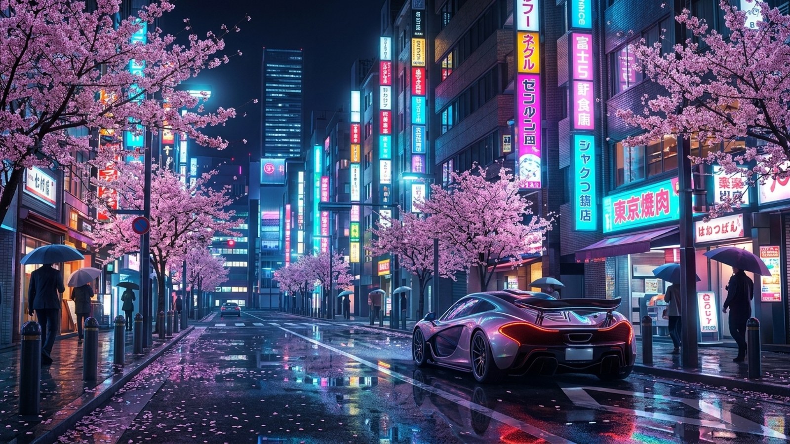 Neon City Night 4K Wallpaper — City wallpaper