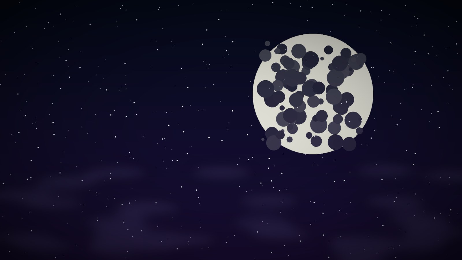 Celestial Moon Night 4K Wallpaper — Space wallpaper