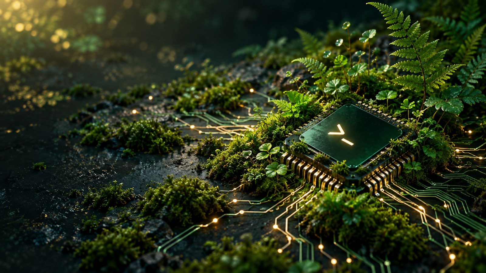 Linux Kernel Garden 4K Wallpaper — Linux wallpaper