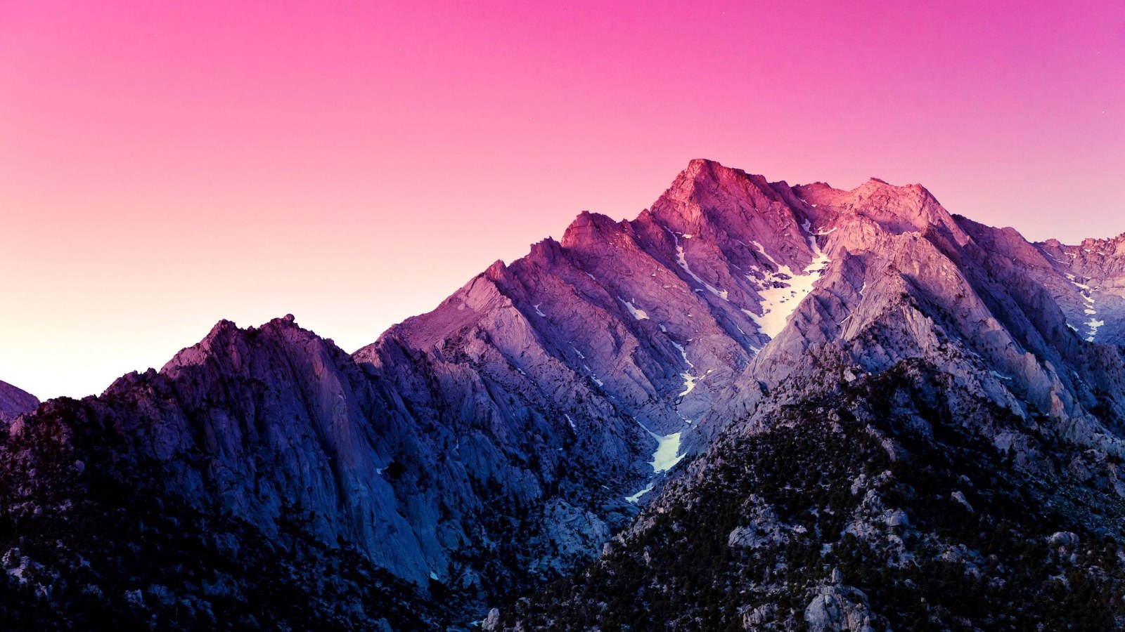 Mountains in Pink Tones — Mountains wallpaper