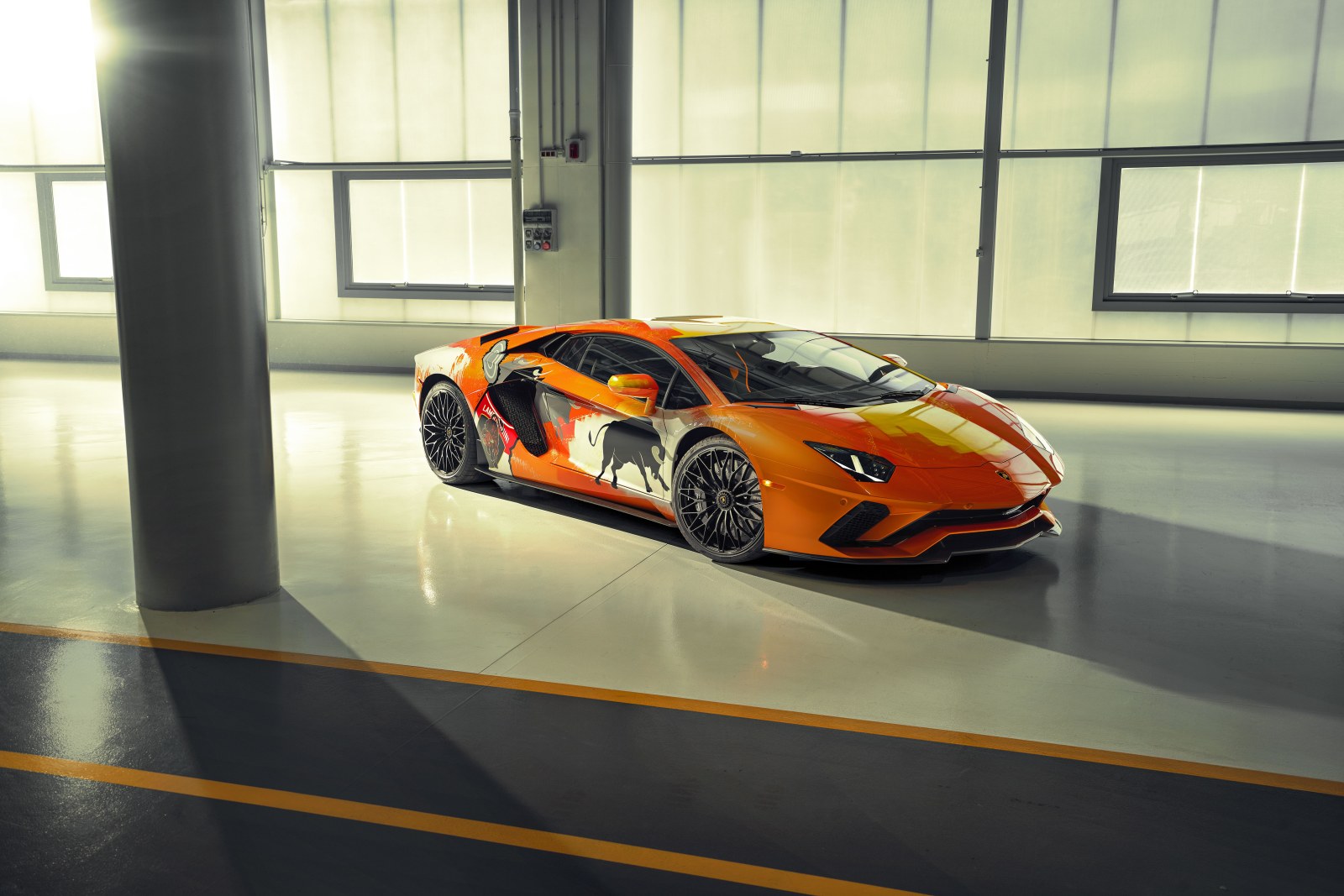 Lamborghini Aventador S Skyler Grey Wallpaper — Cars wallpaper