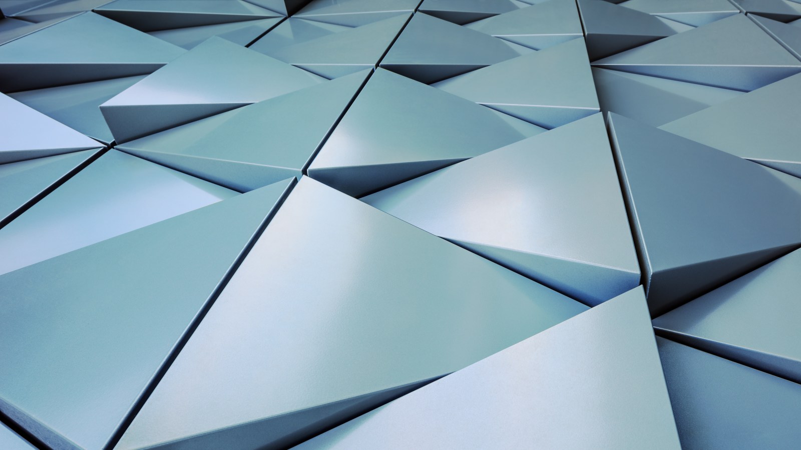 Silver Triangular Surface Wallpaper — Abstract wallpaper