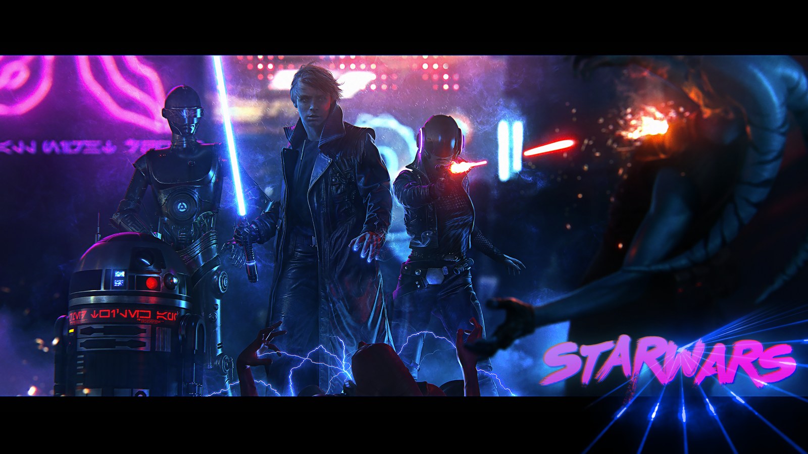 Neon City — City wallpaper