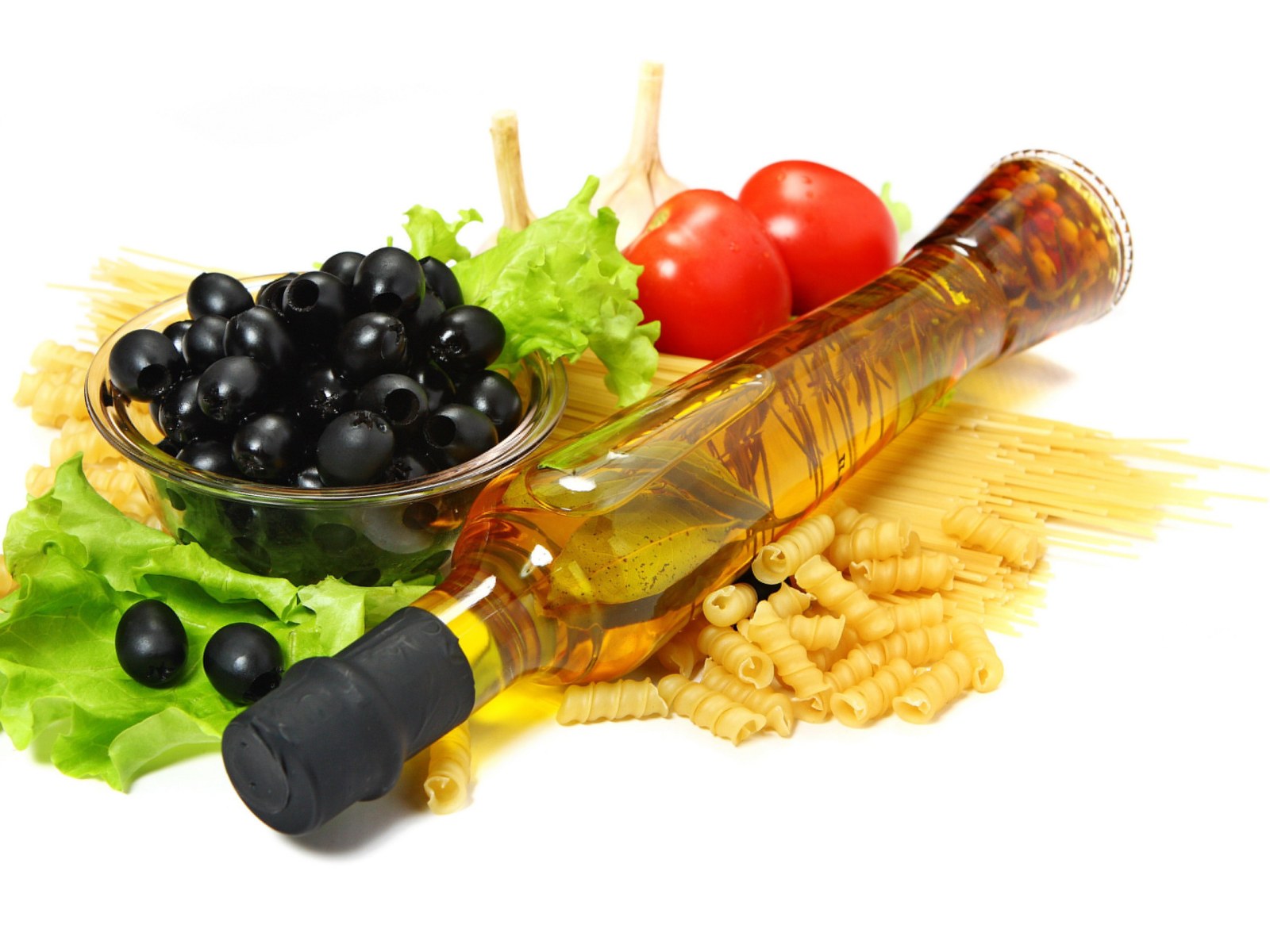 Fresh Vegetables and Pasta Still Life Wallpaper — Macro / Biophilic Nature wallpaper