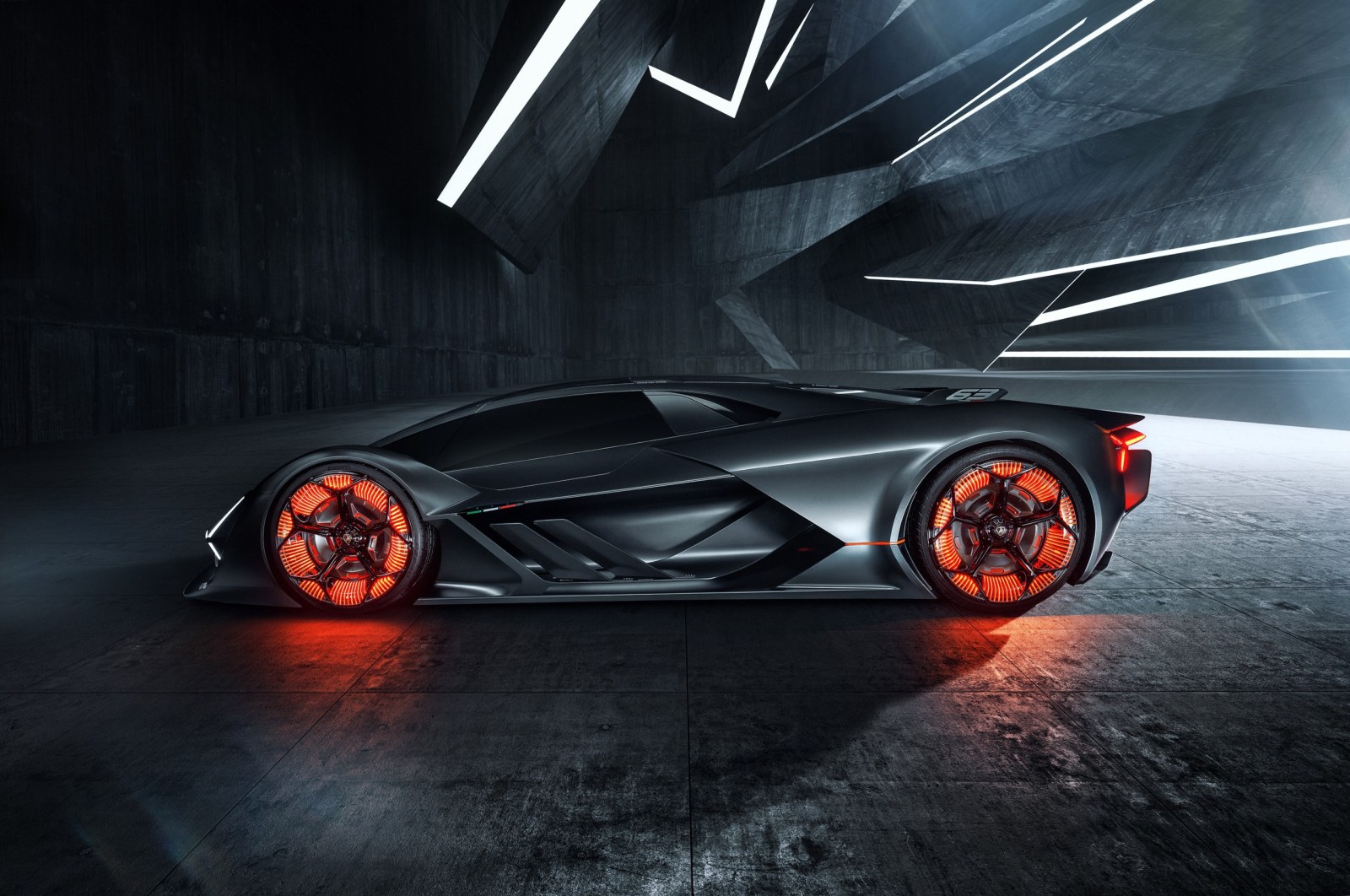 Lamborghini Terzo Millennio 2019, a landscape cars wallpaper