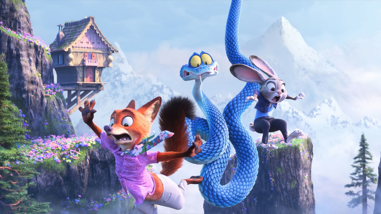 Judy Hopps and Nick Wilde, Zootopia — Animals wallpaper