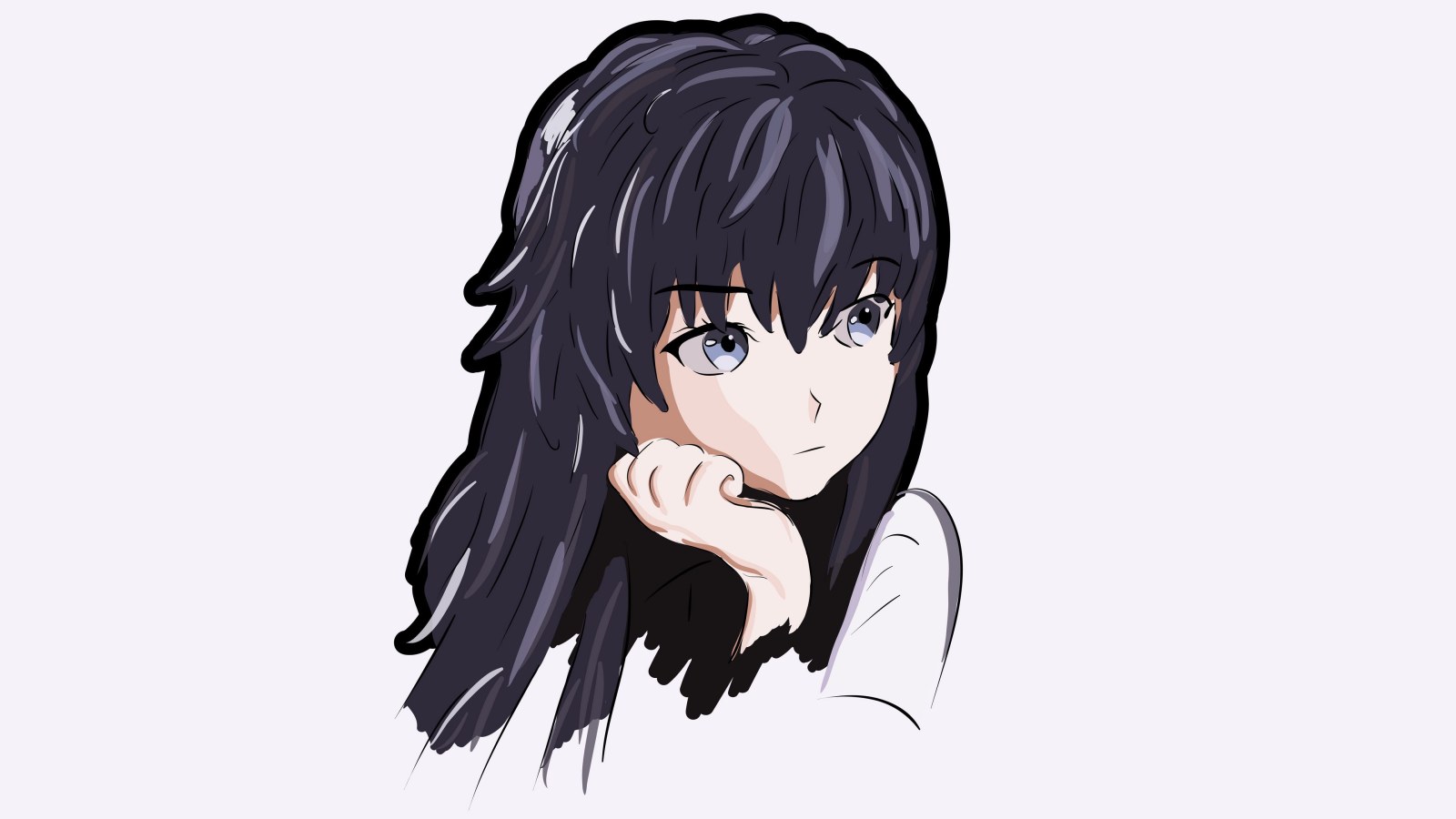 Illustrated Scene in Soft Natural Light — Anime wallpaper