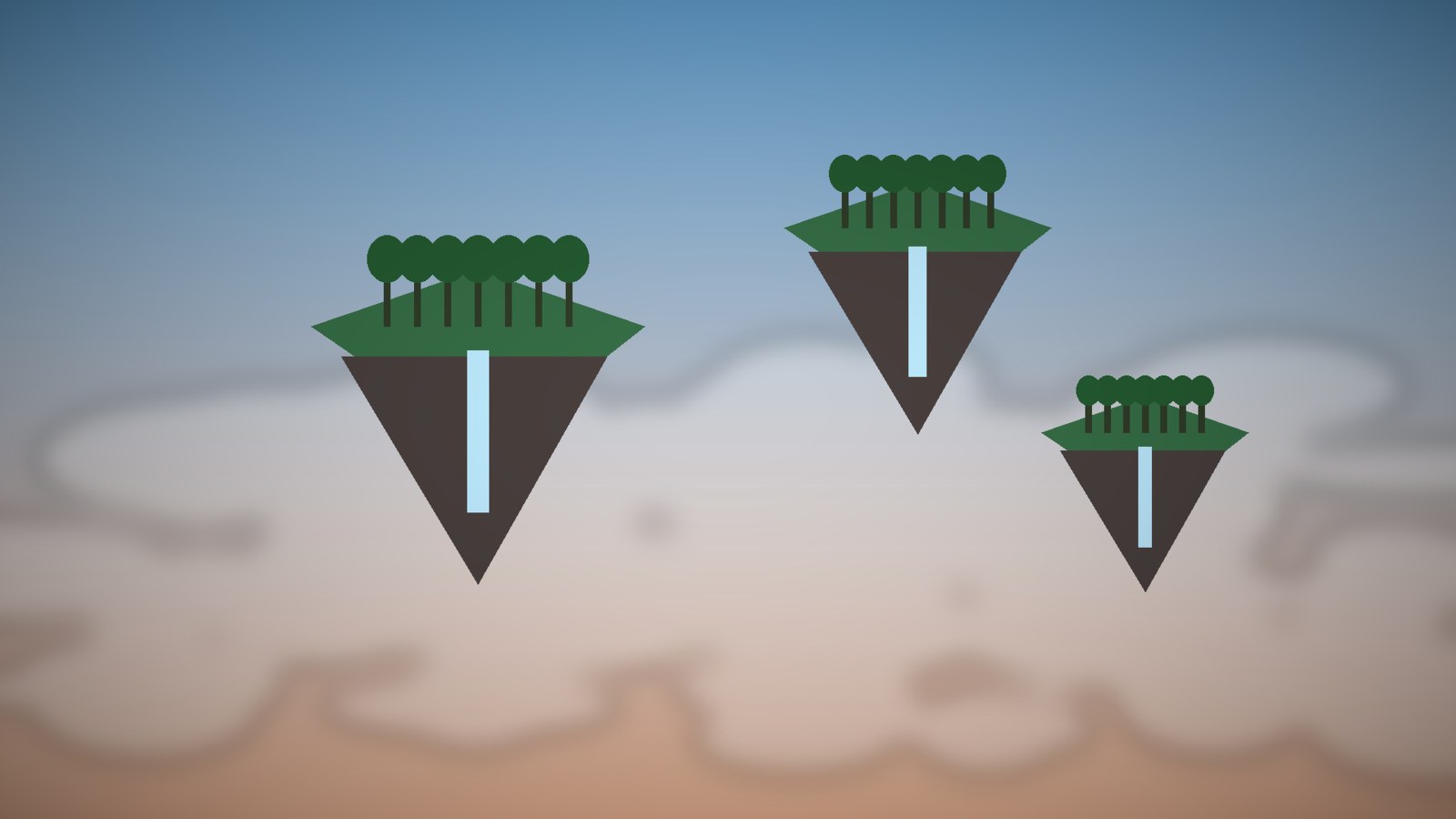 Surreal Floating Islands 4K Wallpaper — Fantasy wallpaper