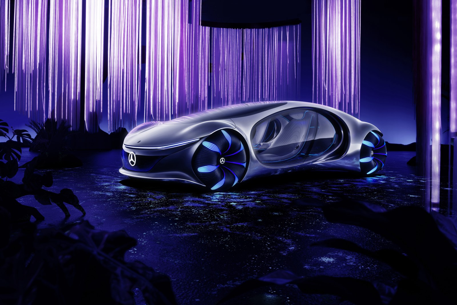 Mercedes Benz Vision Avtr 2020, a landscape cars wallpaper