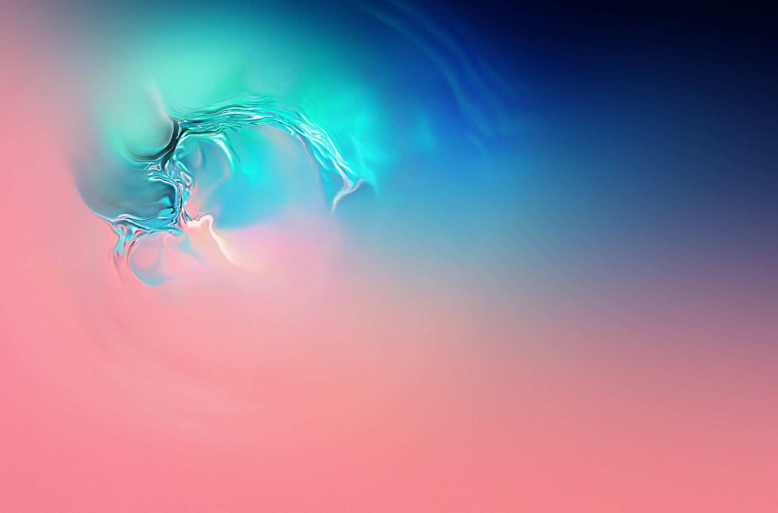 Turquoise and Pink Gradient Wallpaper — Abstract wallpaper