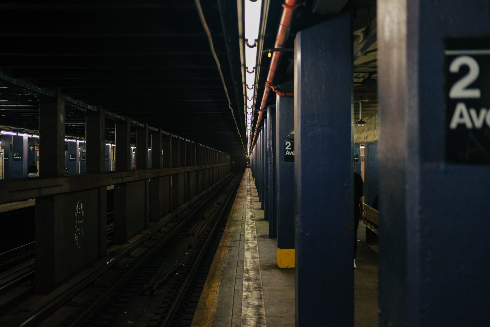 Landscape in Dark Natural Light — Trains wallpaper