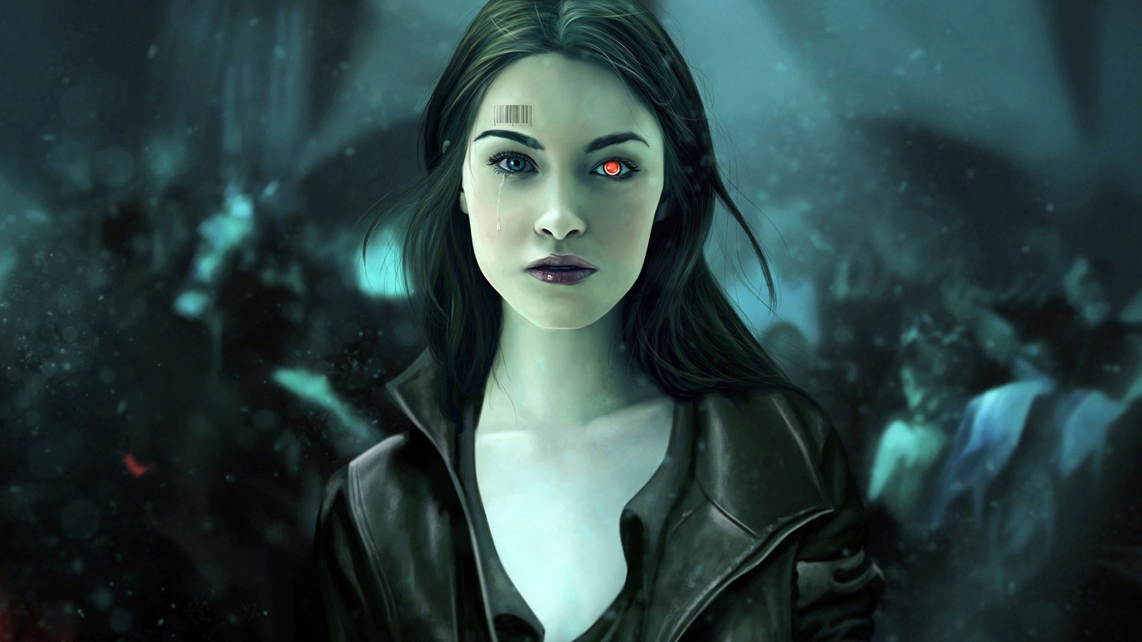 Cyborg Sci Fi Girl Wallpaper — Fantasy wallpaper
