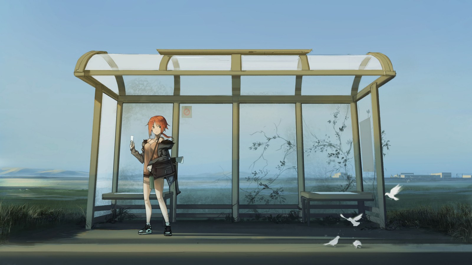 Illustrated Scene 4K Wallpaper 6 — Anime wallpaper