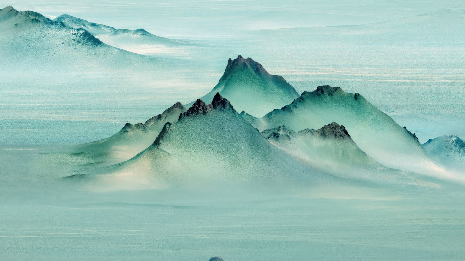 Mountain Peaks and Mountains in Natural Light — Mountains wallpaper