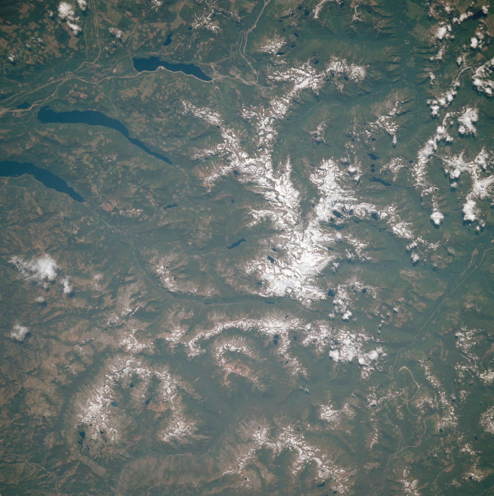 Cascade Mountains from Space — Earth from Space wallpaper