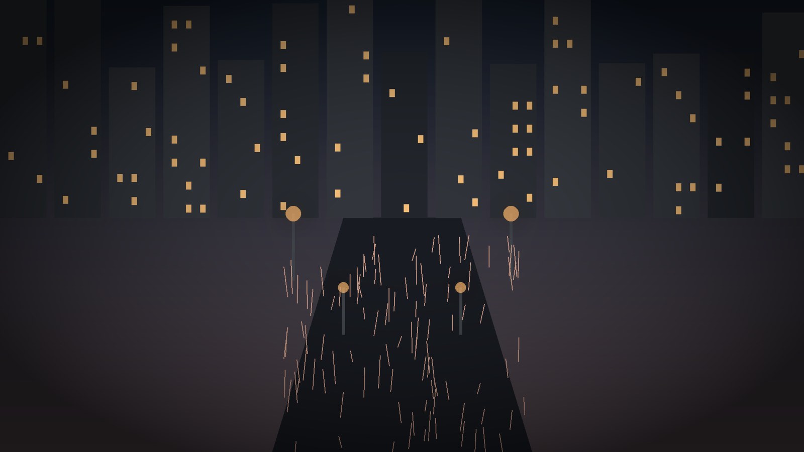 Quiet Rainy City 4K Wallpaper — City wallpaper