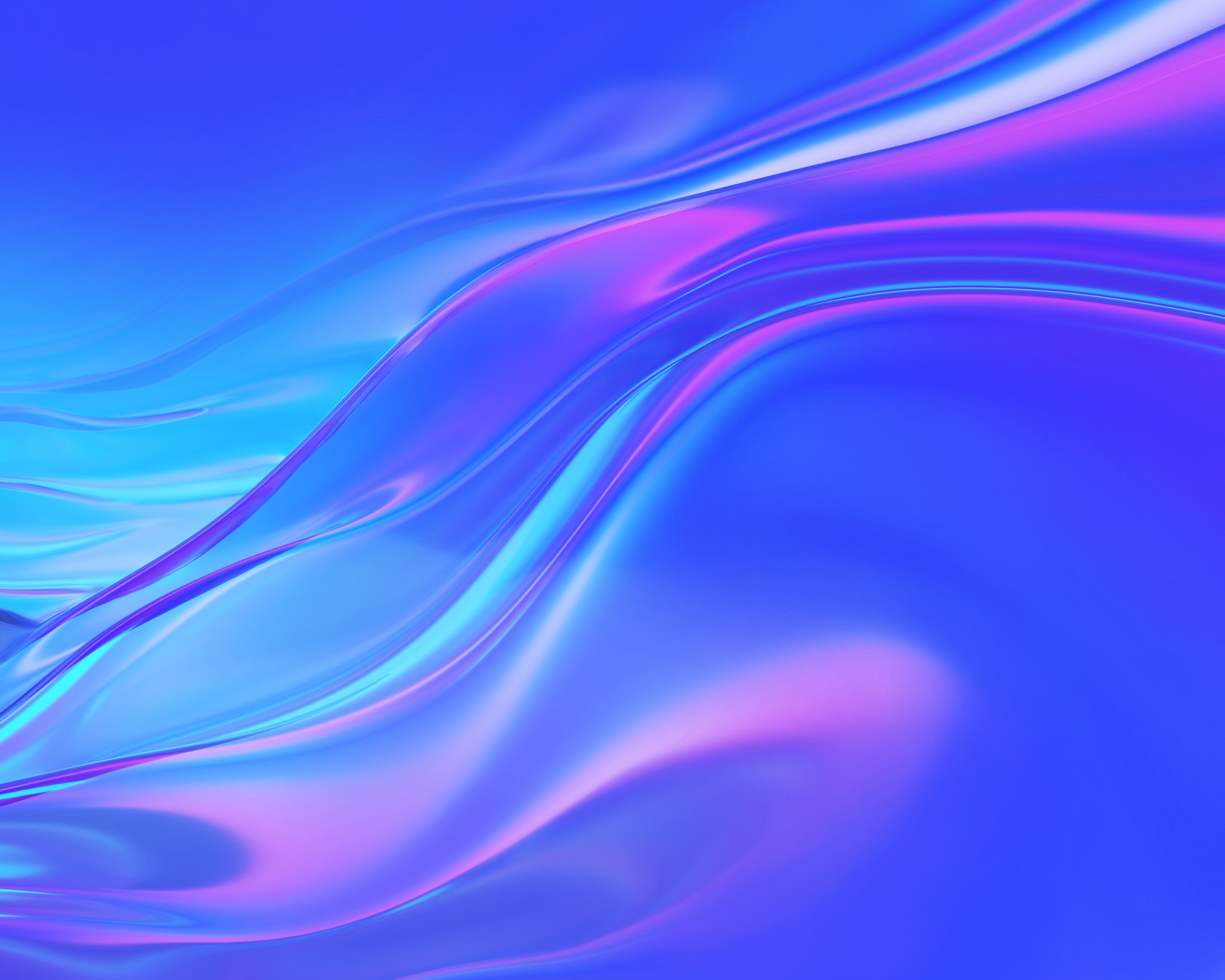 Soft Blue and Purple Gradient Waves Wallpaper — Abstract wallpaper