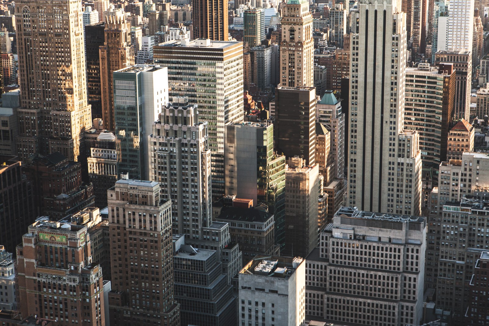 Cityscape in Olive Tones — City wallpaper
