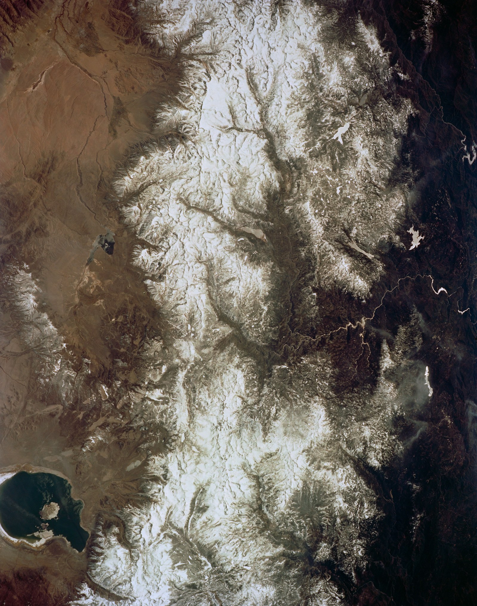 Mono Lake from Space — Earth from Space wallpaper