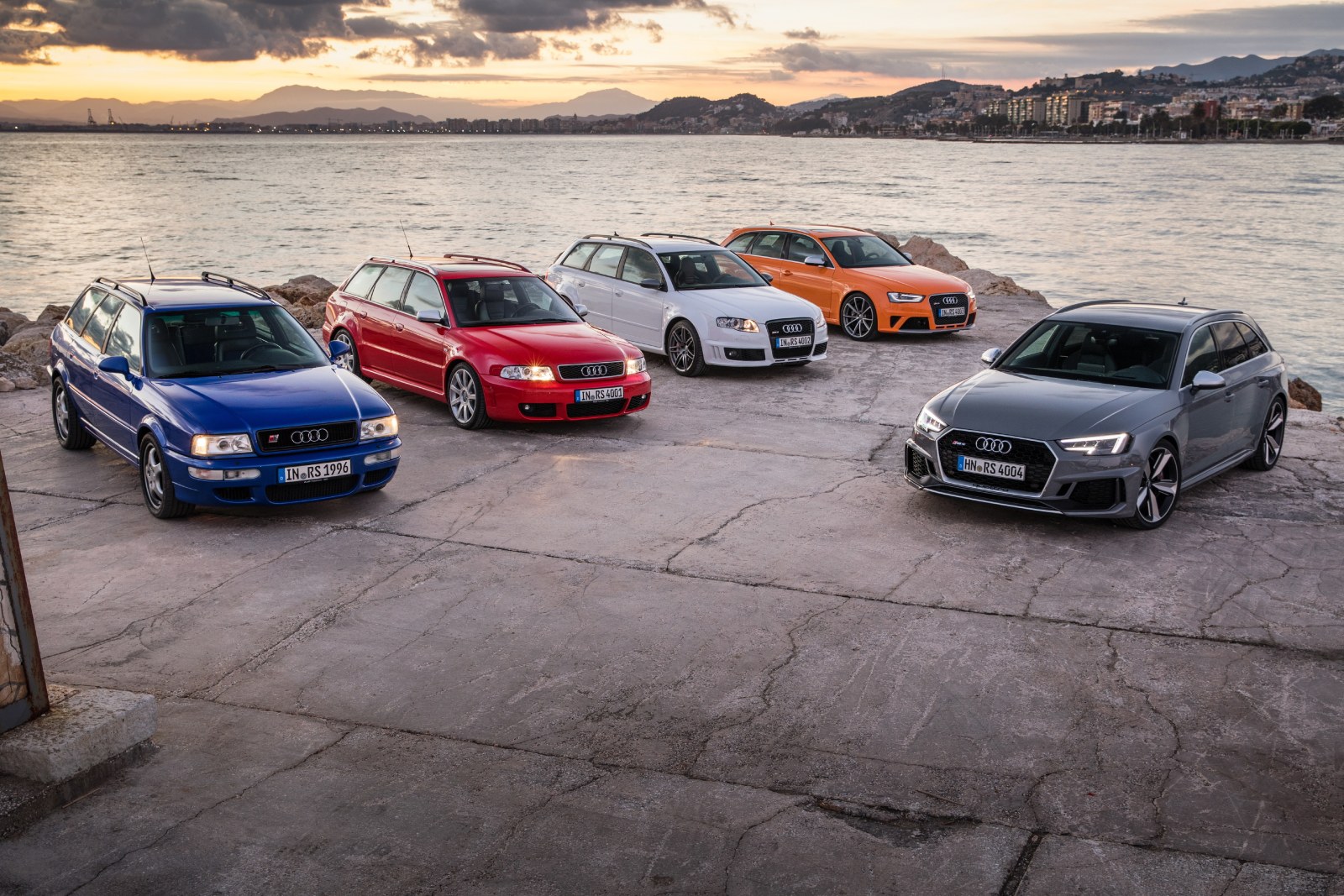 Lineup of Colorful Sports Cars — Cars wallpaper