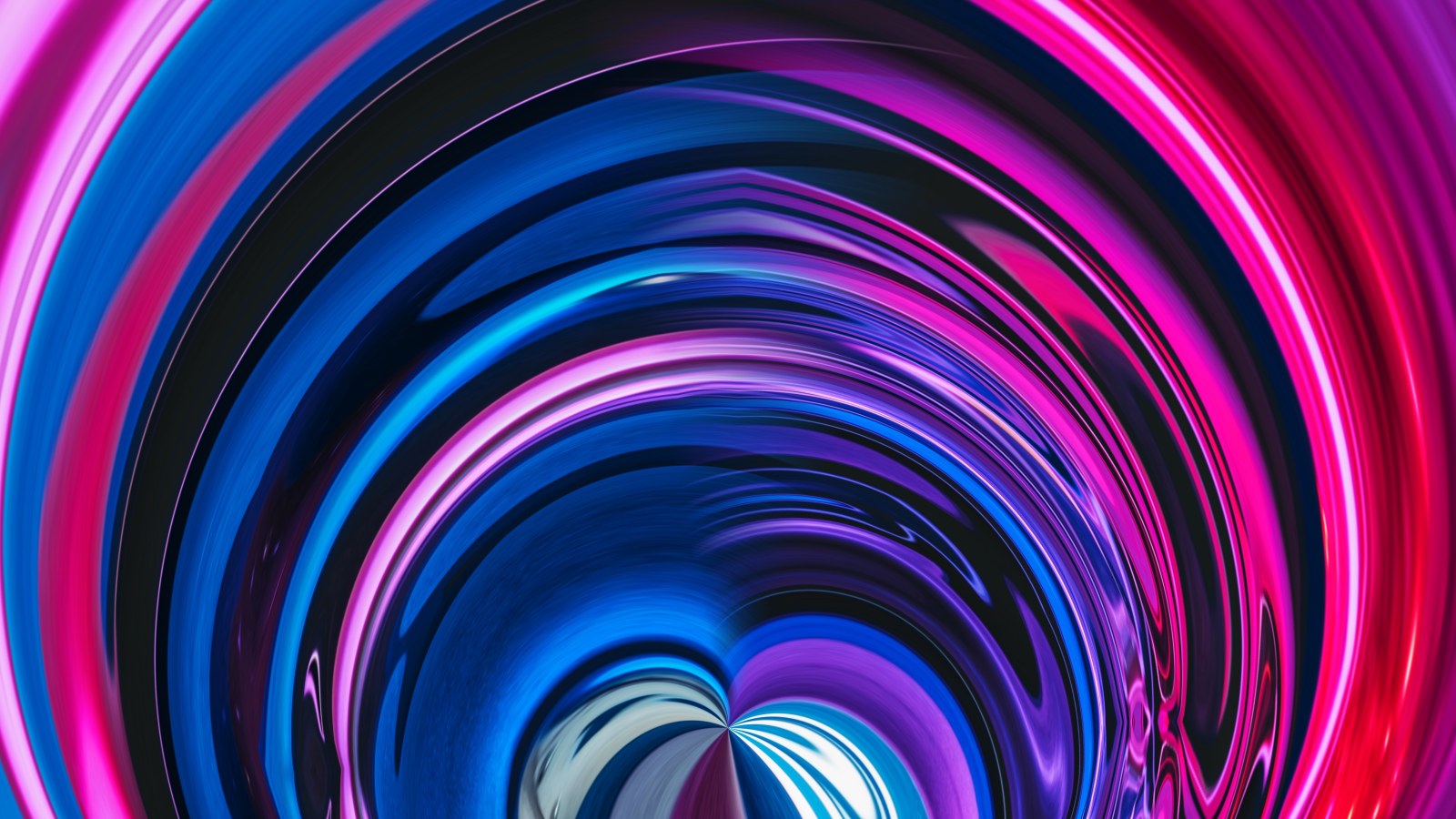 Colorful Neon Spiral Wallpaper — Abstract wallpaper