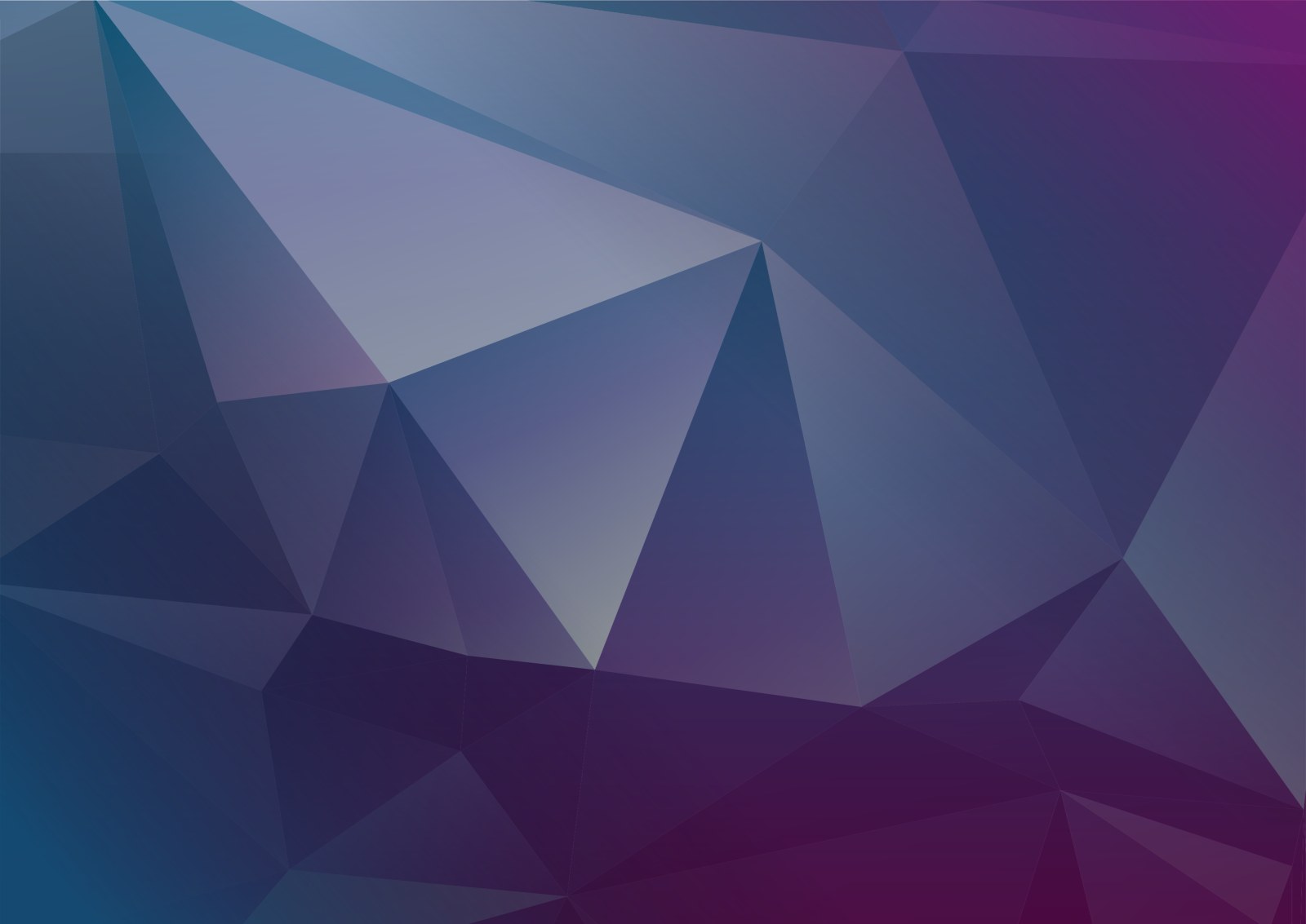 Purple and Blue Polygonal Landscape Wallpaper — Abstract wallpaper