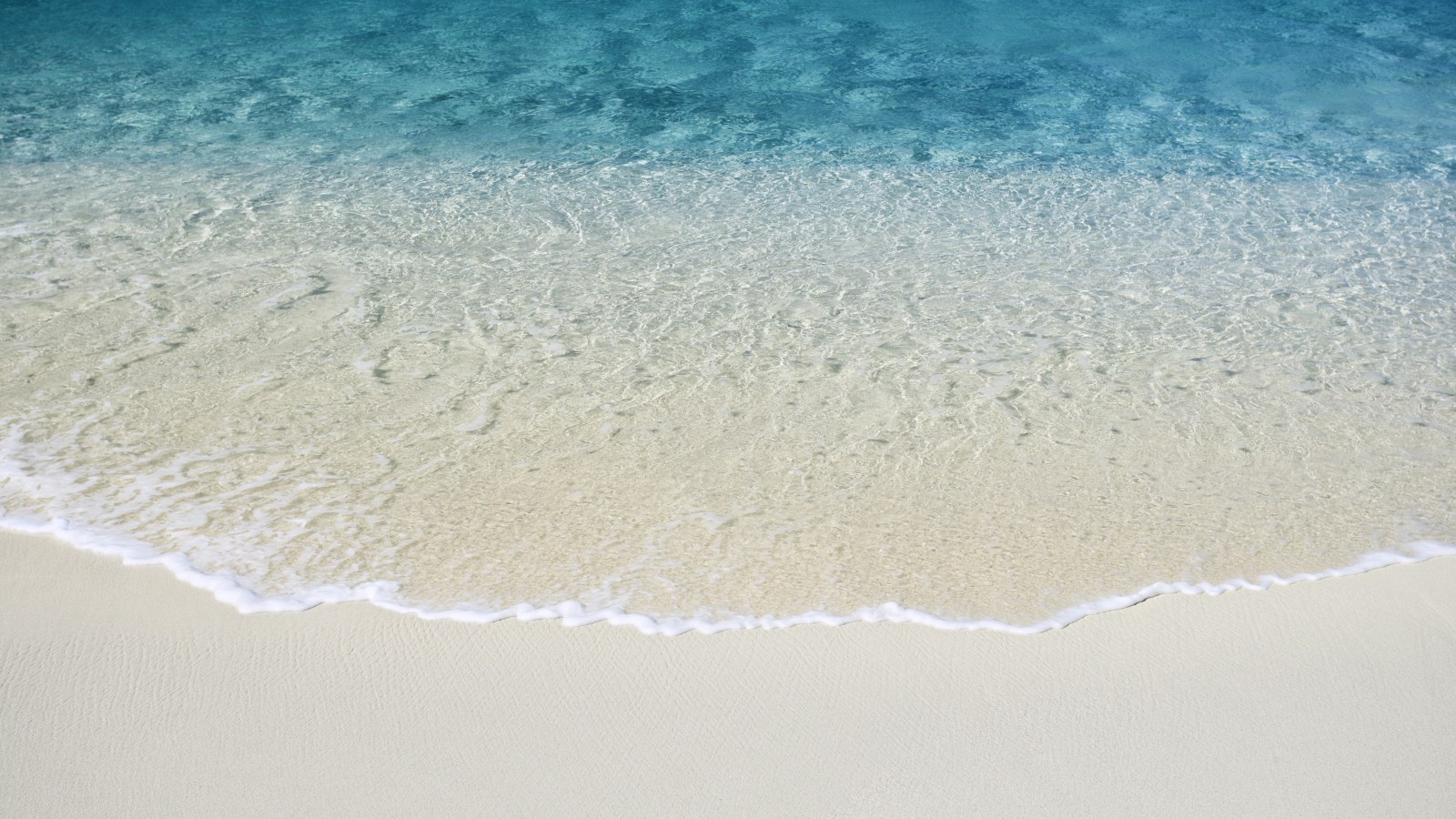 Clear Water Lapping the Sand — Ocean & Beach wallpaper
