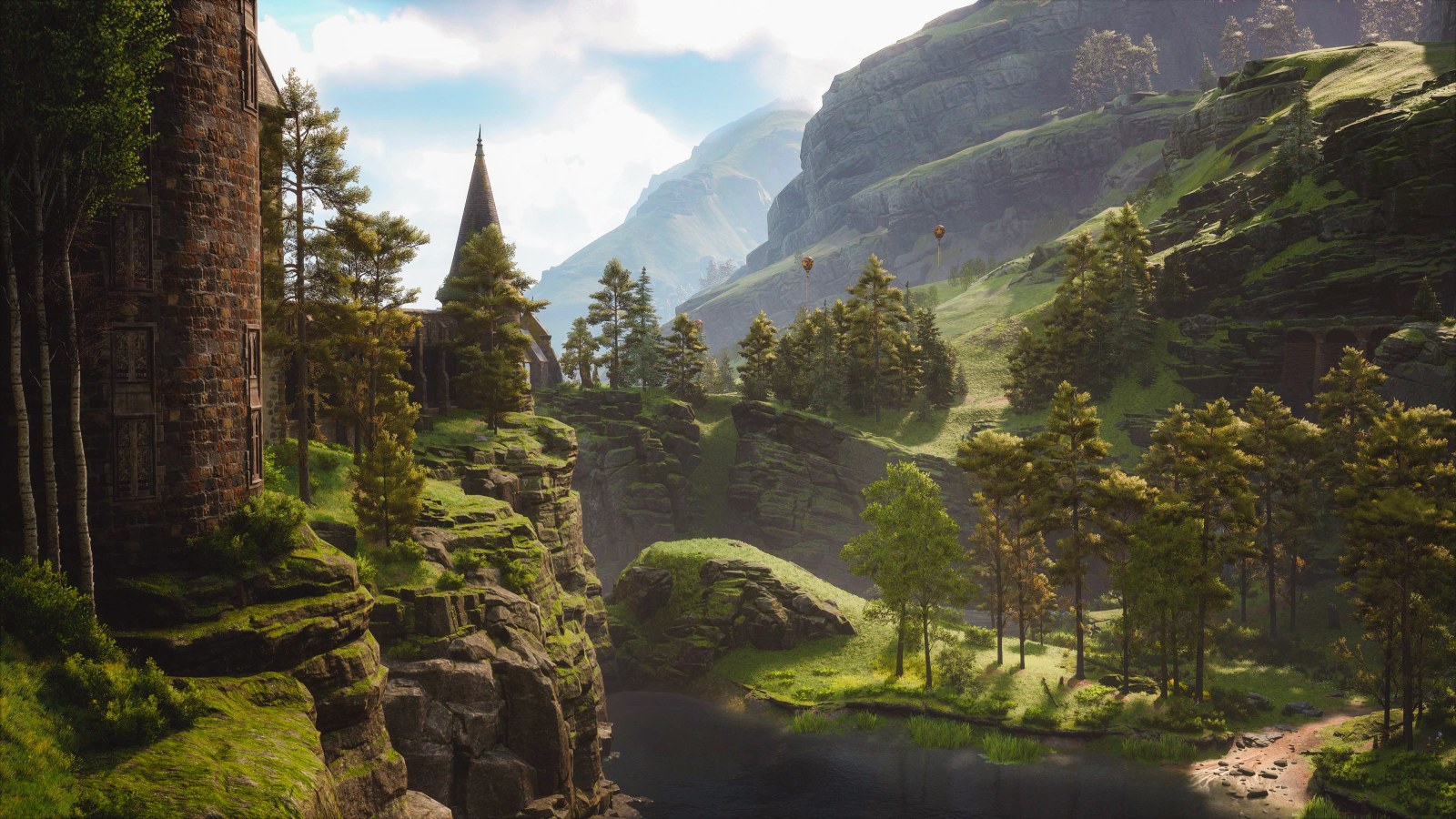 Hogwarts Legacy Valley View — Games wallpaper