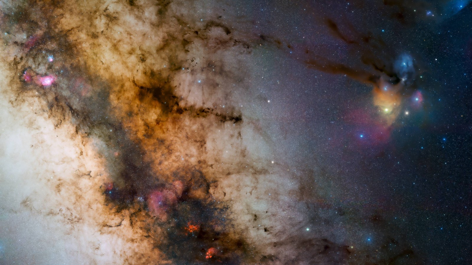 Milky Way Cloud Detail 4K Wallpaper — Space wallpaper
