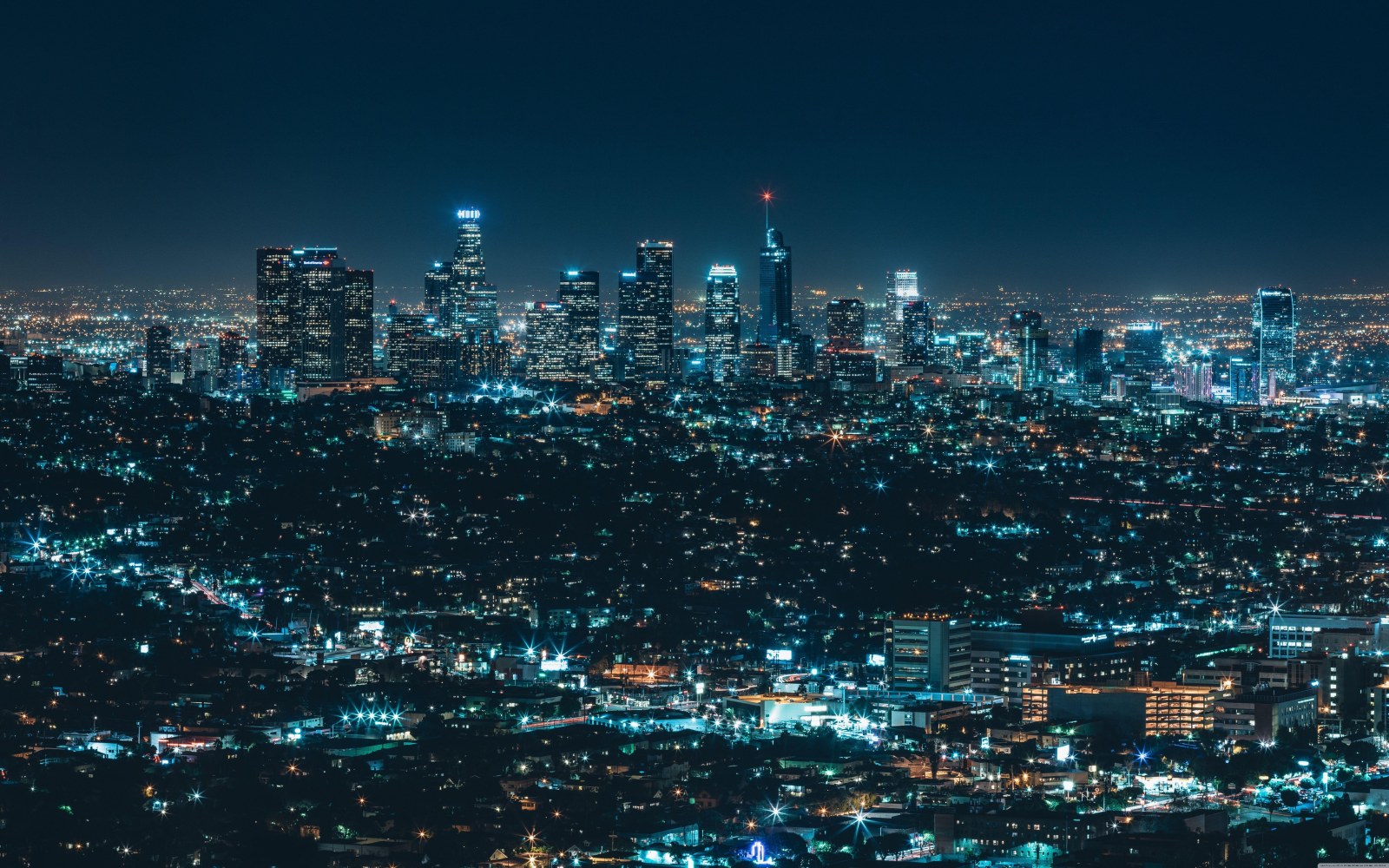 Navy City Street at Night — City wallpaper