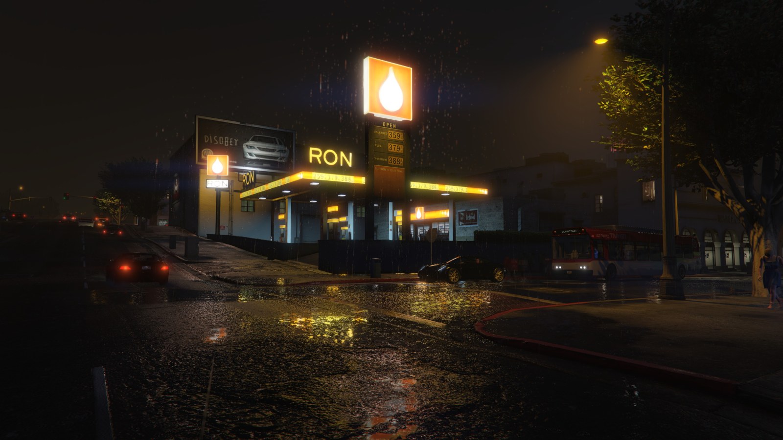 Grand Theft Auto V Rainy Night — City wallpaper