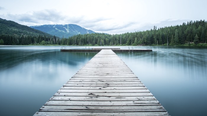Mountain Lake Desktop Background — Mountains wallpaper