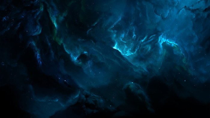 Swirling Blue Nebula Wallpaper — Space wallpaper