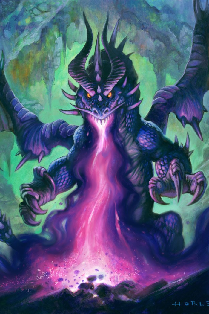 Hearthstone Purple Dragon Art — Games wallpaper