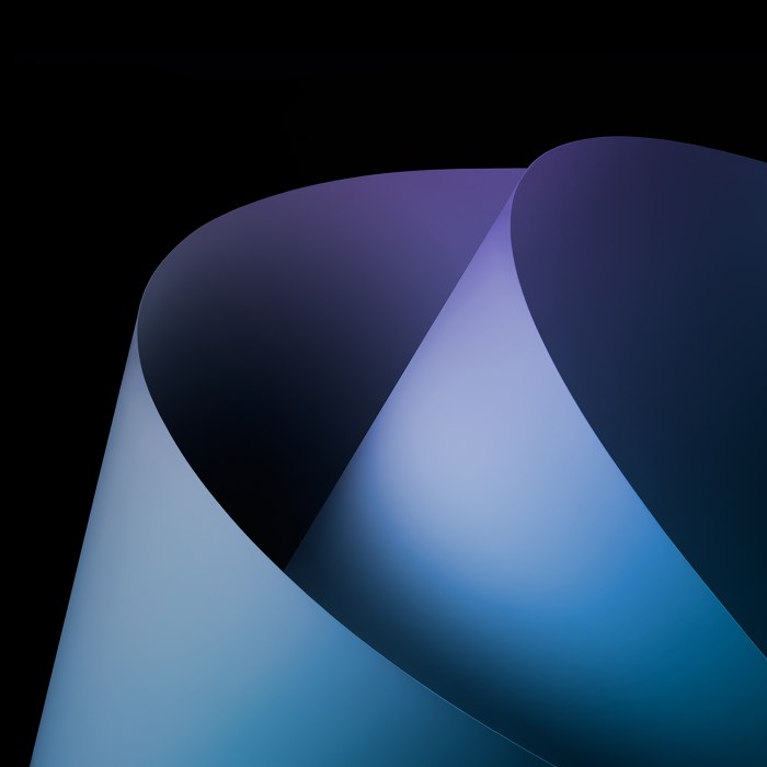 Blue and Purple Folded Shapes Wallpaper — Abstract wallpaper