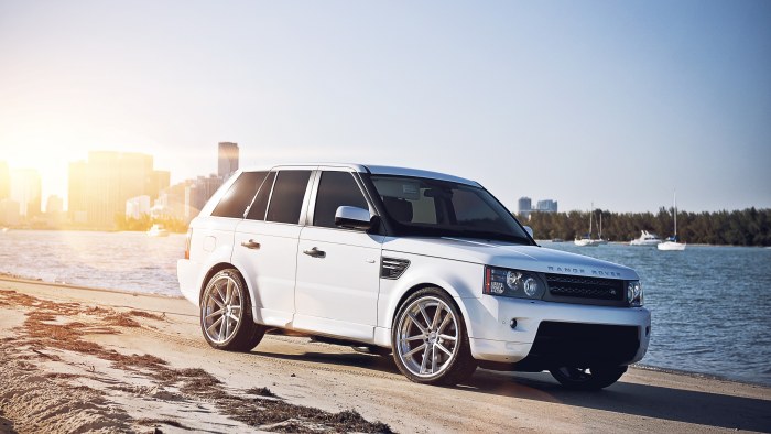 White SUV on a Snowy Road — Cars wallpaper