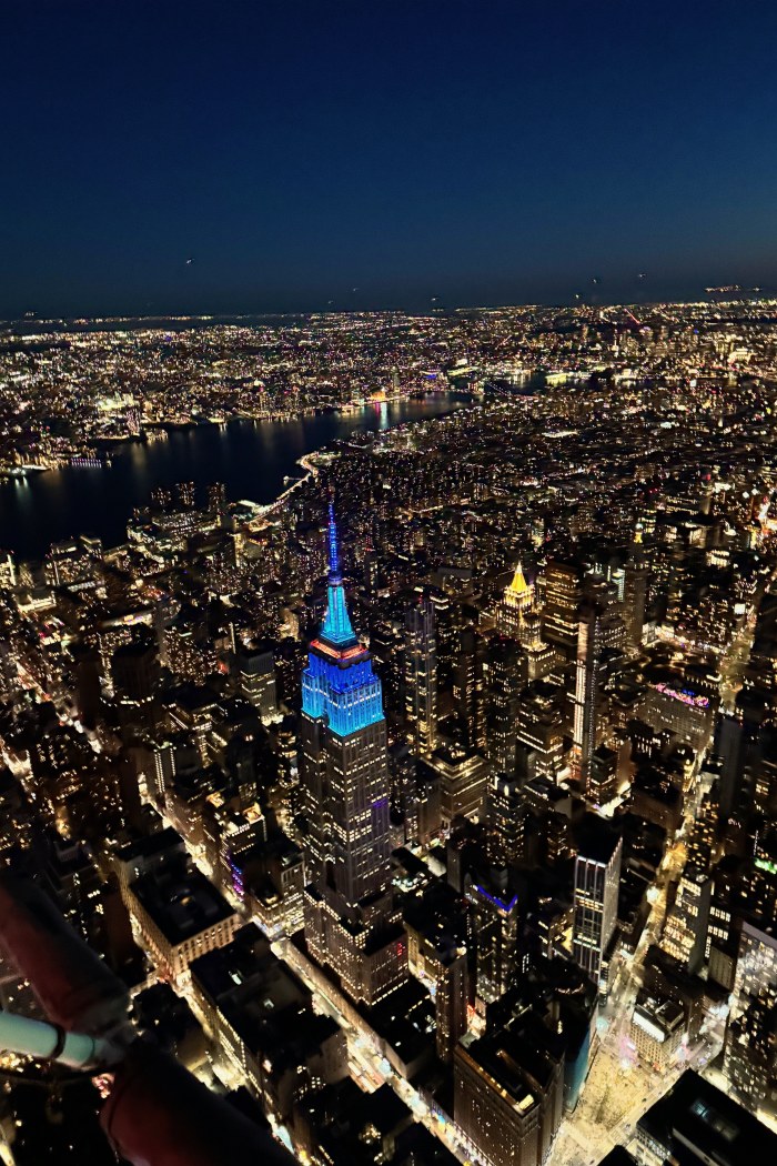 Nighttime City Skyline at Empire State Building — City wallpaper