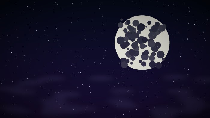 Celestial Moon Night 4K Wallpaper — Space wallpaper