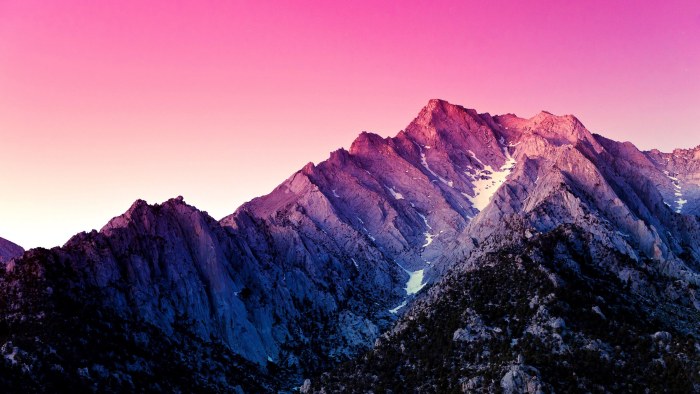 Mountains in Pink Tones — Mountains wallpaper