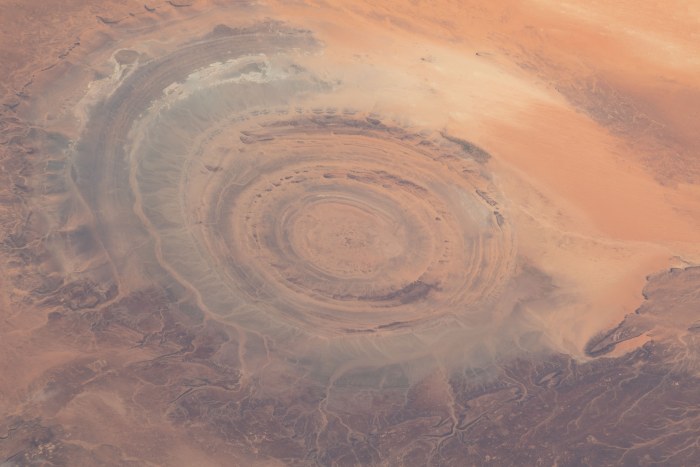 Eye of the Sahara from the ISS — Earth from Space wallpaper
