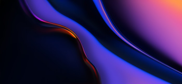 Blue and Purple Flowing Abstract Wallpaper — Abstract wallpaper