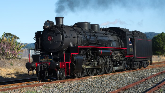 Landscape in Cool Natural Light — Trains wallpaper