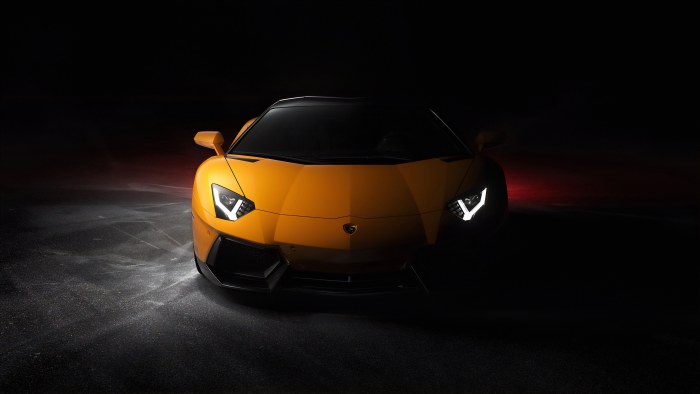Lamborghini Aventador, a landscape cars wallpaper