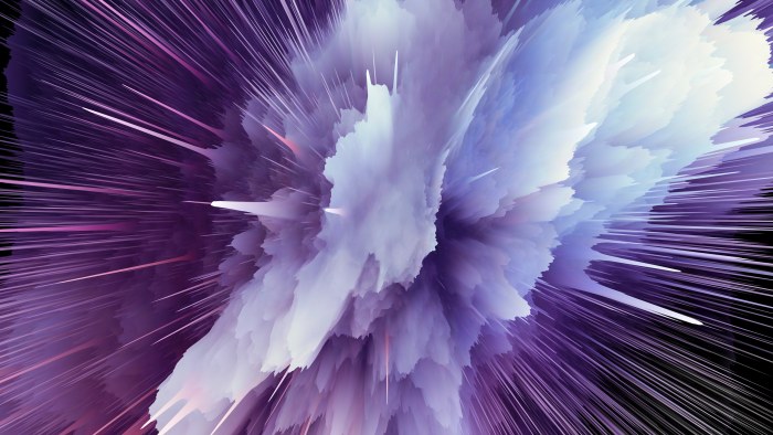 Purple and White Particle Burst Wallpaper — Abstract wallpaper