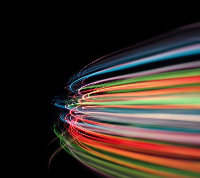 Colorful Motion Light Trails Wallpaper — Abstract wallpaper