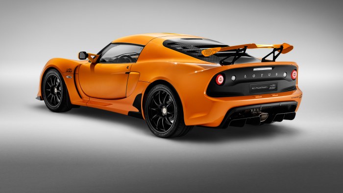 Orange Coupe with Rear Wing — Cars wallpaper