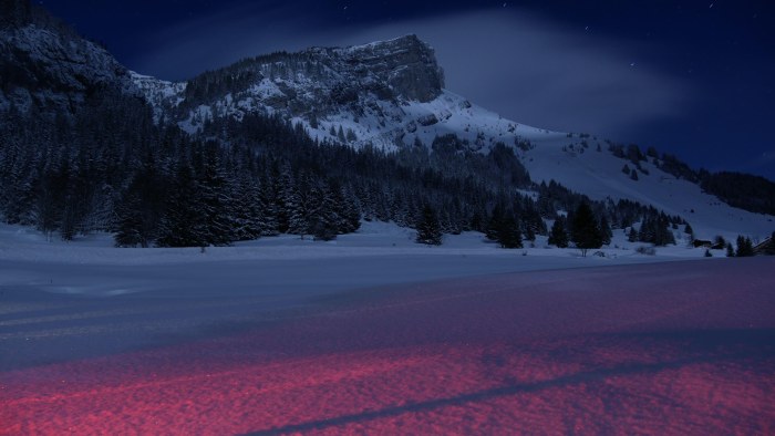 Nighttime Mountains Desktop Background — Mountains wallpaper