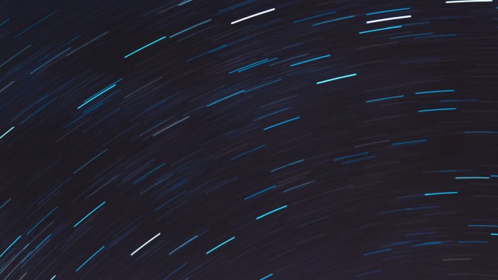 Dark Star Trails in Navy Tones — Night Sky wallpaper